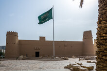 View Of The Exterior Of The Masmak Fort (1865), A Clay And Mudbrick Fort In Riyadh, Saudi Arabia. It Played An Integral Role In The Unification Of Saudi Arabia, Converted Into A Museum In 1995