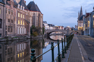 Wall Mural - Saint Michael's Bridge and Church