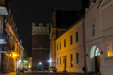 Fototapeta Dmuchawce - Sandomierz nocą 