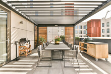 Spacious Veranda With Dining Zone And Grill