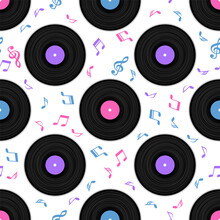 Vinyl Record With Music Notes Free Stock Photo - Public Domain Pictures