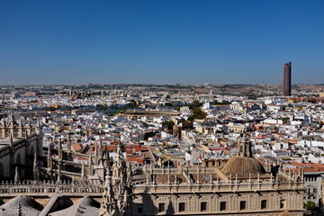 Canvas Print - Vue aérienne de Séville. Espagne.