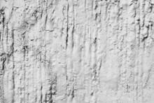 Bumpy Texture Of White Concrete Wall Surface For Background Or Wallpaper
