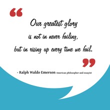 Raising Up After Failures - Motivational Poster