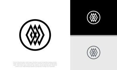 Wall Mural - Innovative high tech logo template. Technology Logo.