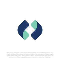 Wall Mural - Innovative high tech logo template. Technology Logo.
