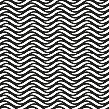Seamless Wavy Line Pattern Background