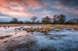 © Cavan Images - Sunset over the wetland of river Turiec in Slovakia.