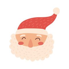 Poster - santa claus head