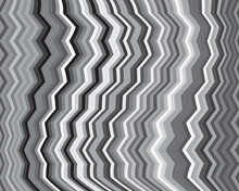 Seamless Zigzag Pattern, Gray Abstract Background. Trendy Textile, Fabric, Wrapping