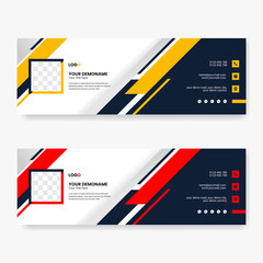 Modern Corporate Email Signature design template