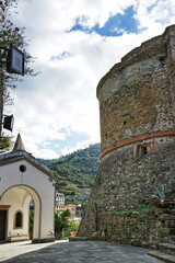 Wall Mural - Chapel next to the castle of Riomaggiore, Cinque Terre, Italy