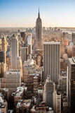 Fototapeta Boho - Aerial view of New York city in the USA.
