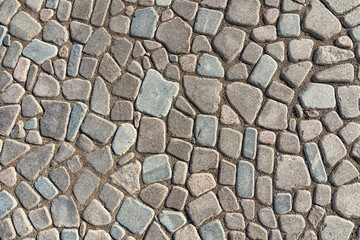 Wall Mural - The texture of natural stone paving, background.