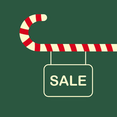 Wall Mural - Christmas sale banner template	