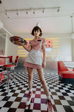 Classic Retro 1950's Diner Waitress