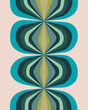 © ALICIA BOCK/Stocksy - Bold Geometric Art In Green And Blue Tones