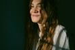 © Eloisa Ramos/Stocksy - Joyful teen girl portrait