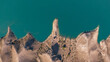 © Yakov Knyazev/Stocksy - drone overhead view of a blue mountain river