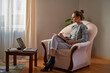 © MEM Studio/Stocksy - A therapist proving online consultation