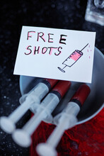 Free Shots For Celebrating Halloween Party