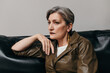 © Sergey Filimonov/Stocksy - Stylish mature woman portrait with natural makeup