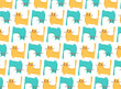 © Gemma can fly/Stocksy - Cute cat illustration pattern on white