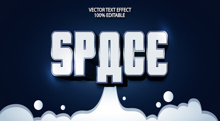 space vector text effect