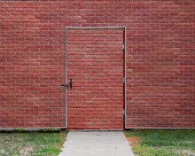 Hidden Brick Door