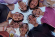 © Eloisa Ramos/Stocksy - Low angle happy teen friends