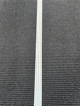 Rug With With Linear Aluminium Strip