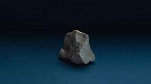 Monolith Rock/stone On Dark Background