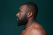 © Inesio Samuel/Stocksy - African man with skin problems side profile