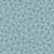 Vector seamless background. Blue and light blue snowflakes drawn like doodle
