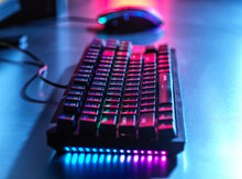 Esports Wired Keyboard On Table