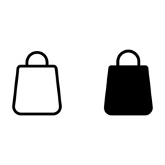 Canvas Print - shopping bag icon