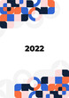 © SyahCreation - Perceptible Abstract Flat Bauhaus Cover A4 Design Background