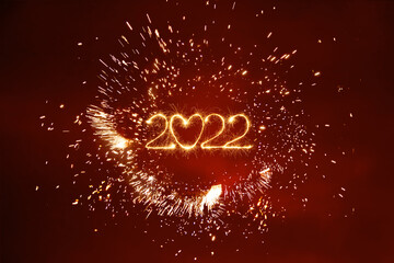 Wall Mural - Happy New Year 2022