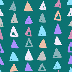 Simply Triangles Seamless Pattern