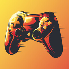 Wall Mural - stick controller art wallpaper design