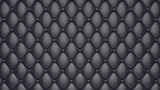 Fototapeta Sypialnia - Black leather upholstery background, high resolution illustration