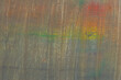 abstract faded multicolored background resulting from washing off paints from canvas, short focus. Not an art object, temporary effect.