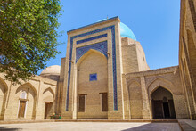 Panorama Of Mausoleum Of Said Muhammad Makhiriy, Khiva, Uzbekistan. It Is Known For Fact That Khans From Kungrats Dynasty And Vizier Islam Khoja Are Buried Here. Landmark Of Dishan-Kala (outer City)