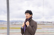 © 茂輝 田代 - 人物　スーツ　空港　男性