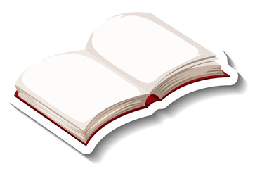 Wall Mural - opened book with empty pages