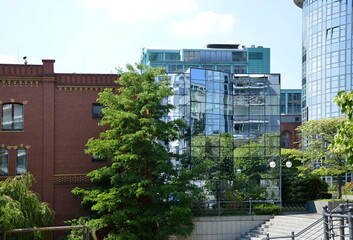 Sticker - Moderne Fassade im Stadtteil Moabit, Tiergarten, Berlin