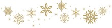 Weihnachtsornament Vektor In Gold Mit Schneeflocken Und Sternen.
Hängende Goldene Weihnachtsdekoration Auf Einem Weißen Hintergrund.