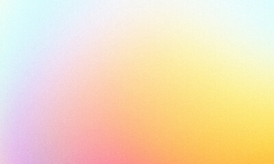 Aufkleber - Abstract pastel holographic blurred grainy gradient background texture. Colorful digital grain soft noise effect pattern. Lo-fi multicolor vintage retro design.