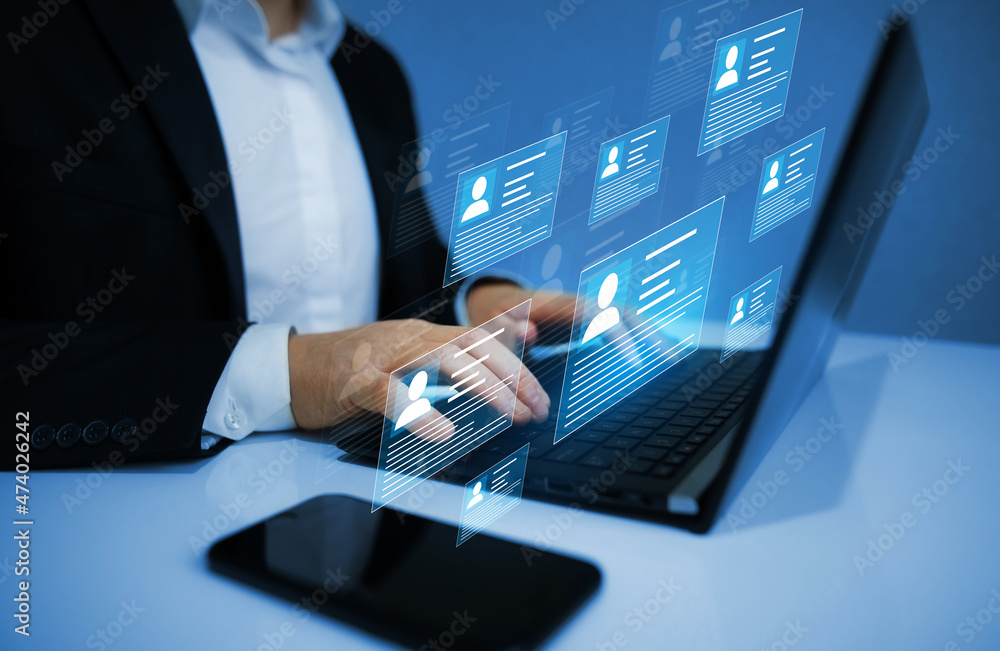 Online and modern technologies for simplifying the human resources ...