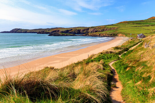 Whitesands Bay beach West Wales UK Pembrokeshire Coast National Park 